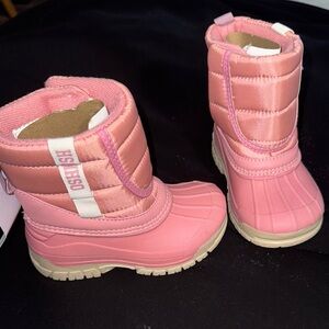 NWT OSHKOSH Pink Toddler Boots Sz 7